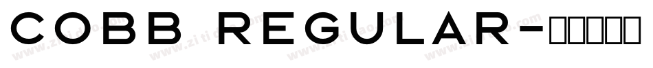 Cobb Regular字体转换